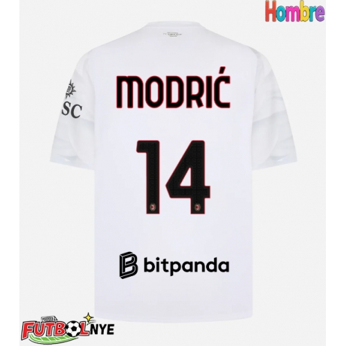 Camiseta AC Milan Luka Modric #14 Visitante Equipación 2026-27 manga corta
